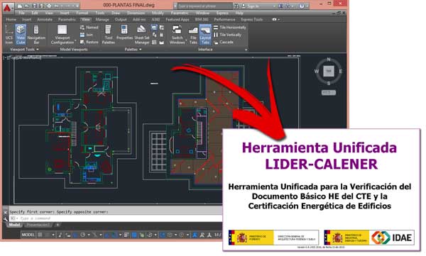 ARKIHulc, permite exportar de AutoCAD a la herramienta unificada (Hulc) del CTE.
