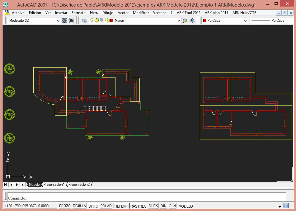 Dibuje 2D en AutoCAD