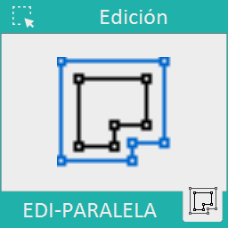 Permite hacer paralelas de todas las líneas que marque al mismo tiempo.