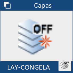 Congela automáticamente todas las capas que actualmente estén simplemente apagadas para trabajar más rápido.