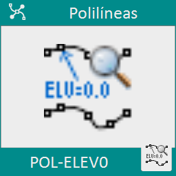 Resalta aquellas polilíneas que tienen alguno de sus vértices con una elevación de 0.0