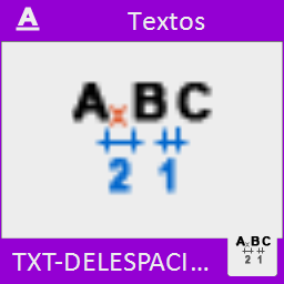 Borra espacios en blanco no necesarios de un texto.