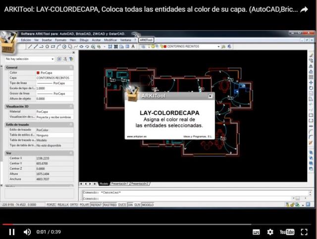 Asigna a las entidades del color real de cada una de las entidades.