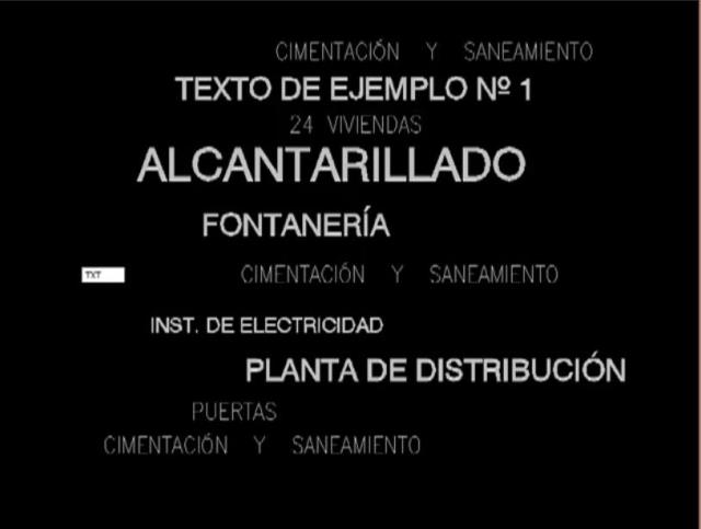 Copia de una entidad de texto el factor de escala de los textos al resto de textos seleccionados a continuación.